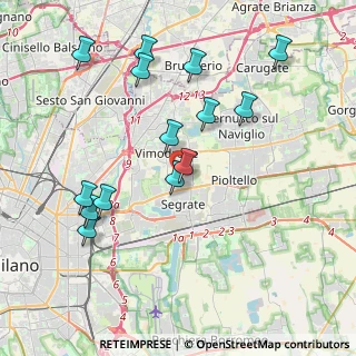 Mappa Via Cardinale Schuster, 20090 Segrate MI, Italia (4.12071)