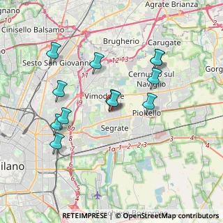 Mappa Via Cardinale Schuster, 20090 Segrate MI, Italia (3.6075)