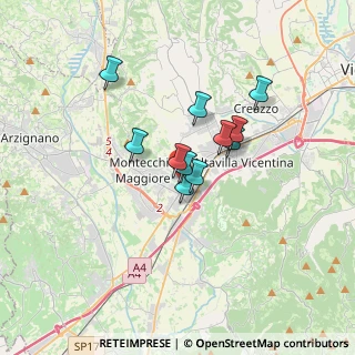 Mappa Via Belluno, 36075 Montecchio Maggiore VI, Italia (2.34636)