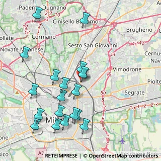 Mappa Via Jean Jaurès, 20127 Milano MI, Italia (4.41105)