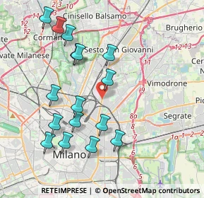 Mappa Via Jean Jaurès, 20127 Milano MI, Italia (4.04313)