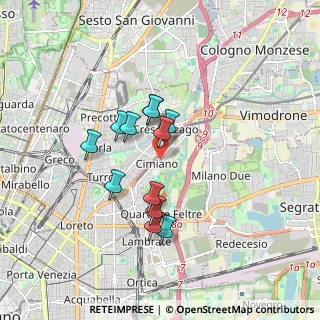 Mappa Via Orbetello, 20132 Milano MI, Italia (1.37667)