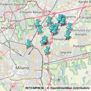 Mappa Via Orbetello, 20132 Milano MI, Italia (3.34526)