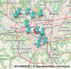 Mappa Via Privata Imola, 20158 Milano MI, Italia (6.0375)