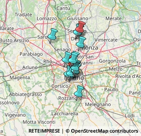 Mappa Via Privata Imola, 20158 Milano MI, Italia (7.396)