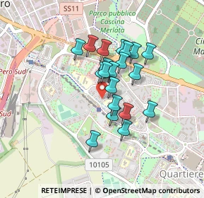 Mappa Via Mario Borsa, 20151 Milano MI, Italia (0.321)