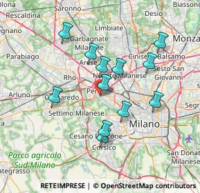 Mappa Via Mario Borsa, 20151 Milano MI, Italia (6.4325)