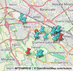 Mappa Via Mario Borsa, 20151 Milano MI, Italia (1.841)