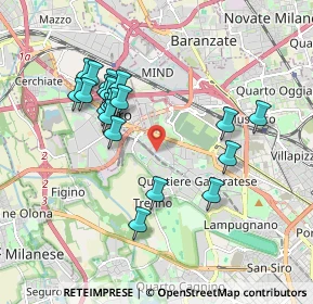 Mappa Via Mario Borsa, 20151 Milano MI, Italia (1.7695)