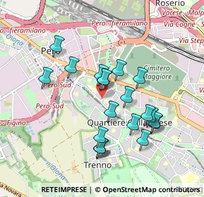 Mappa Via Mario Borsa, 20151 Milano MI, Italia (0.8255)