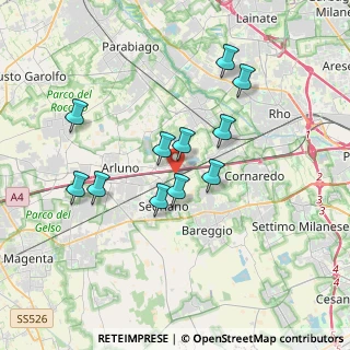 Mappa Via Cascina Magnaghi, 20018 Sedriano MI, Italia (3.17273)