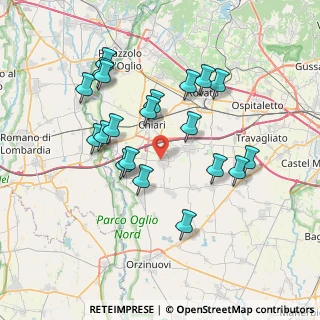 Mappa Via Indipendenza, 25030 Castelcovati BS, Italia (7.0915)