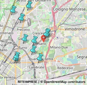 Mappa Via Canneto, 20132 Milano MI, Italia (2.06727)