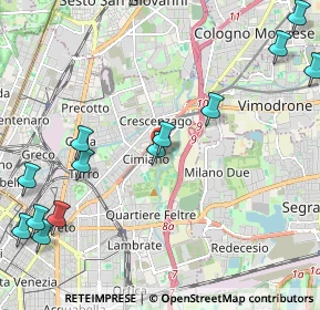 Mappa Via Canneto, 20132 Milano MI, Italia (2.932)