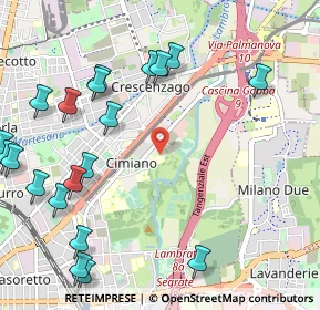 Mappa Via Canneto, 20132 Milano MI, Italia (1.3885)