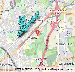 Mappa Via Canneto, 20132 Milano MI, Italia (0.8495)