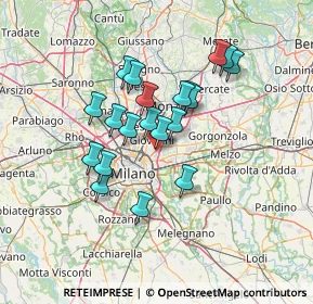 Mappa Via Canneto, 20132 Milano MI, Italia (11.2065)