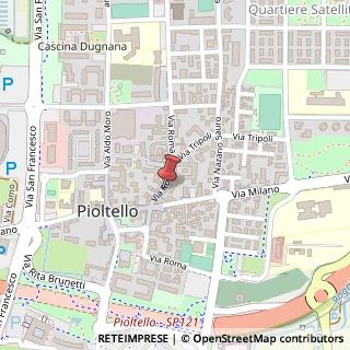 Mappa Via Roma, 38, 20096 Pioltello, Milano (Lombardia)