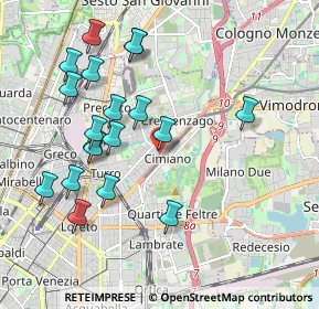 Mappa Via Madre Anna Eugenia Picco, 20132 Milano MI, Italia (2.03105)