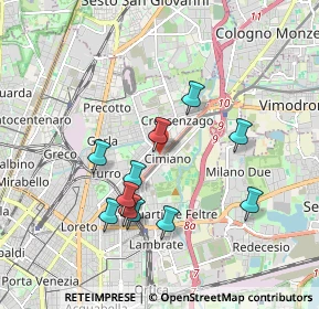 Mappa Via Madre Anna Eugenia Picco, 20132 Milano MI, Italia (1.72273)