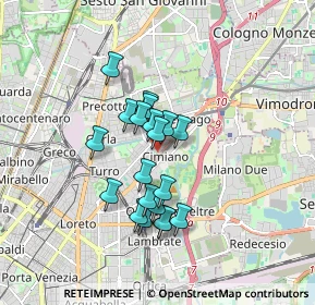 Mappa Via Madre Anna Eugenia Picco, 20132 Milano MI, Italia (1.321)