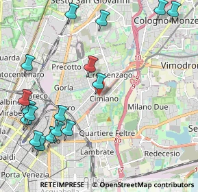 Mappa Via Madre Anna Eugenia Picco, 20132 Milano MI, Italia (2.70824)