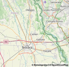 Mappa 28062 Margattino NO, Italia (7.075)