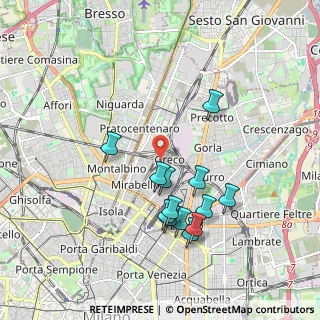 Mappa Via Privata Antonio Fortunato Stella, 20125 Milano MI, Italia (1.80385)