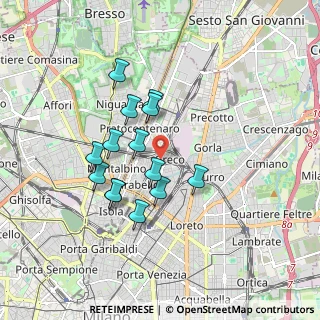 Mappa Via Niccolò Bettoni, 20125 Milano MI, Italia (1.48786)