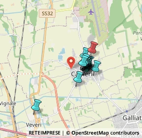 Mappa Via dei Laghi, 28062 Cameri NO, Italia (0.884)