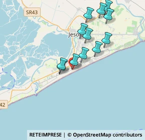 Mappa Via Bafile, 30016 Jesolo VE, Italia (3.4625)