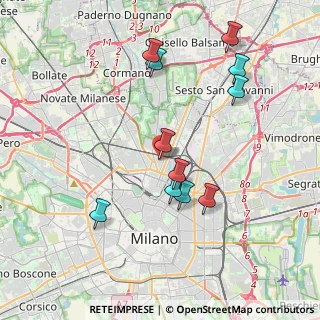 Mappa Via Sarzana, 20159 Milano MI, Italia (3.49636)