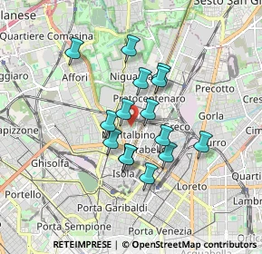 Mappa Via Sarzana, 20159 Milano MI, Italia (1.33333)