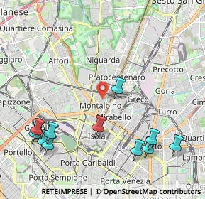 Mappa Via Sarzana, 20159 Milano MI, Italia (2.57818)