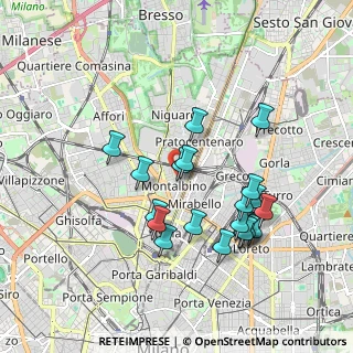 Mappa Via Sarzana, 20159 Milano MI, Italia (1.759)