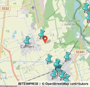 Mappa Strada Michelona, 28062 Cameri NO, Italia (2.86462)