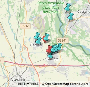 Mappa Strada Michelona, 28062 Cameri NO, Italia (2.70182)