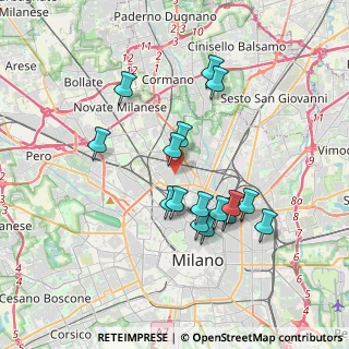 Mappa Via Amilcare Bonomi, 20158 Milano MI, Italia (3.30625)