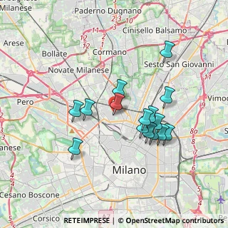 Mappa Via Amilcare Bonomi, 20158 Milano MI, Italia (3.13933)