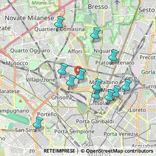 Mappa Via Amilcare Bonomi, 20158 Milano MI, Italia (1.9075)
