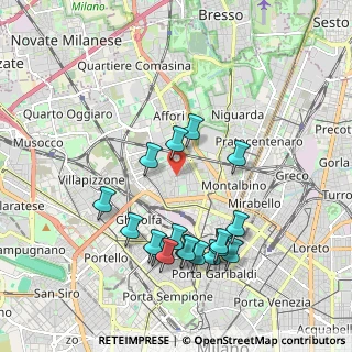 Mappa Via Amilcare Bonomi, 20158 Milano MI, Italia (1.97833)
