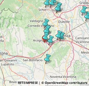 Mappa Via decima Strada, 36071 Arzignano VI, Italia (17.81625)