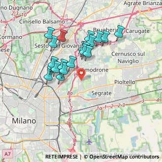 Mappa Strada di Olgia Nuova, 20054 Segrate MI, Italia (3.294)