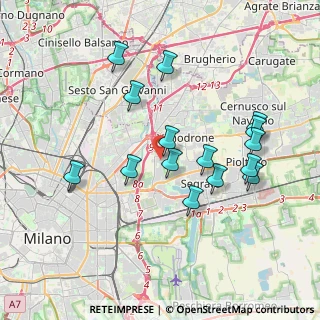 Mappa Strada di Olgia Nuova, 20054 Segrate MI, Italia (3.65733)