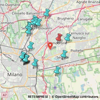 Mappa Strada di Olgia Nuova, 20054 Segrate MI, Italia (4.4885)
