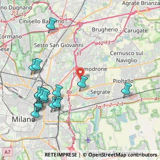Mappa Strada di Olgia Nuova, 20054 Segrate MI, Italia (4.91688)