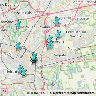 Mappa Strada di Olgia Nuova, 20054 Segrate MI, Italia (4.10917)