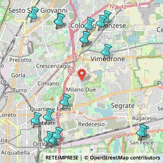 Mappa Strada di Olgia Nuova, 20054 Segrate MI, Italia (3.06588)