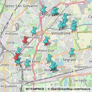 Mappa Strada di Olgia Nuova, 20054 Segrate MI, Italia (2.4355)