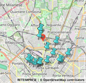 Mappa Via Carlo Imbonati, 20159 Milano MI, Italia (1.87563)